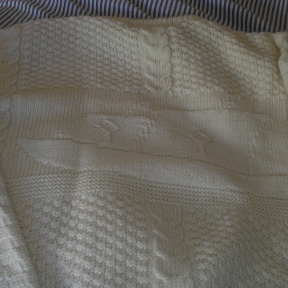 Men's Irish Fisherman Sweater SMALL 100% Wool - Picture 3 of 5